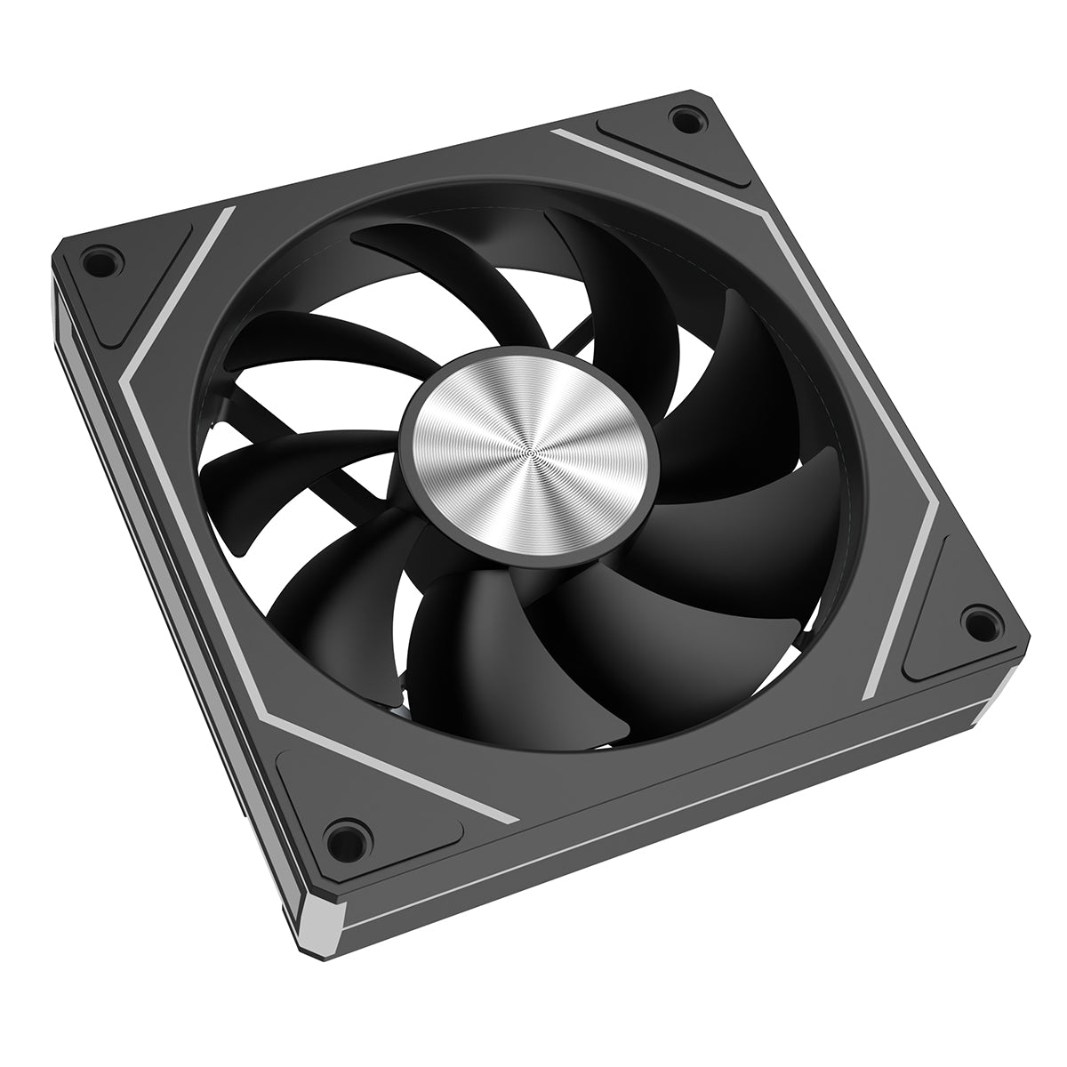 CiT Eclipse 120mm Two-Sided Infinity ARGB Black 4pin PWM PC Cooling Fan