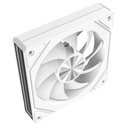 CiT Eclipse 120mm Two-Sided Infinity ARGB White 4pin PWM PC Cooling Fan - Destello