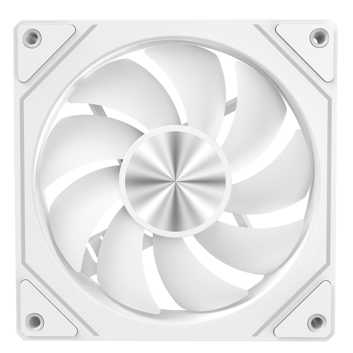 CiT Eclipse 120mm Two-Sided Infinity ARGB White 4pin PWM PC Cooling Fan - Destello