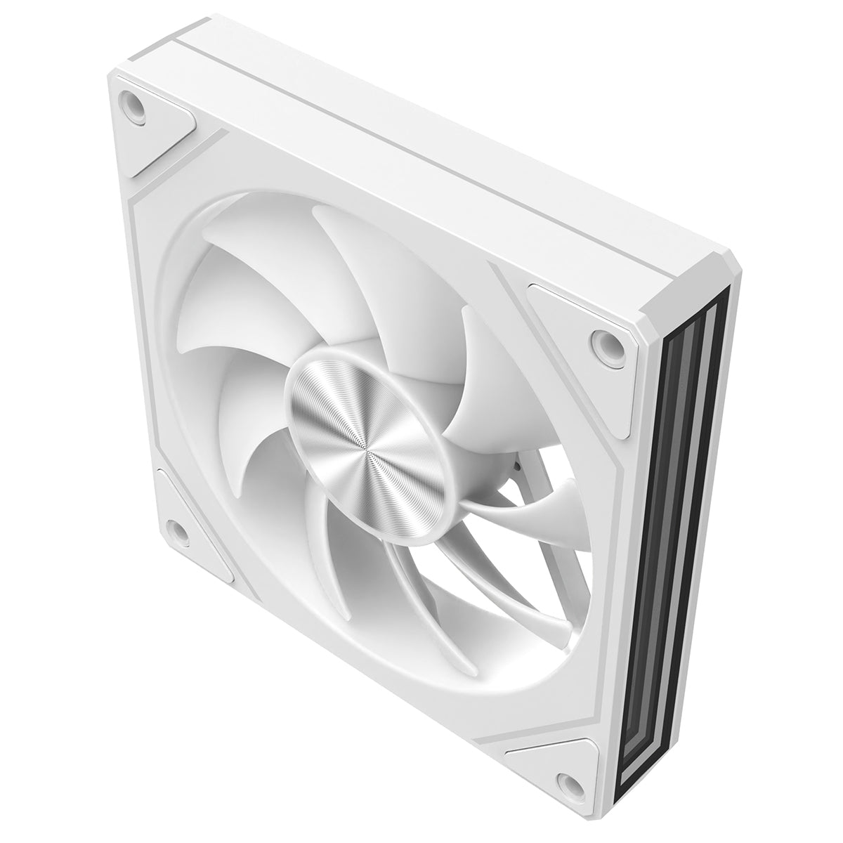 CiT Eclipse 120mm Two-Sided Infinity ARGB White 4pin PWM PC Cooling Fan - Destello