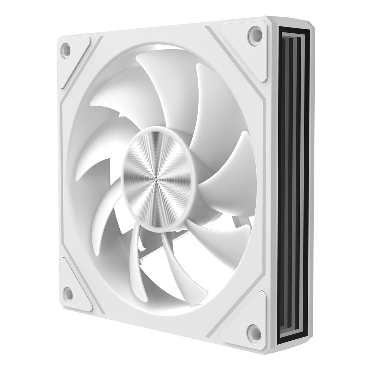 CiT Eclipse 120mm Two-Sided Infinity ARGB White 4pin PWM PC Cooling Fan - Destello