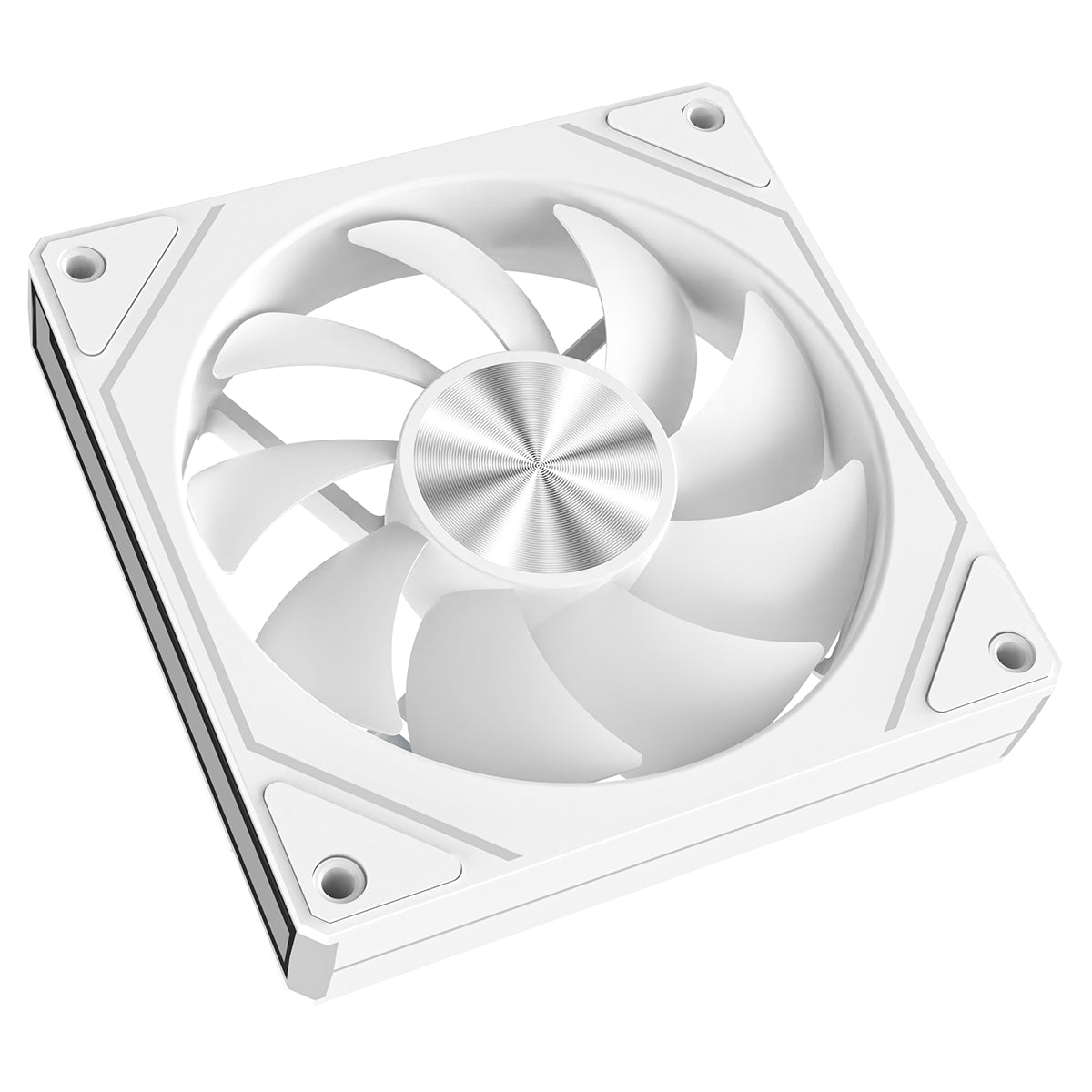 CiT Eclipse 120mm Two-Sided Infinity ARGB White 4pin PWM PC Cooling Fan - Destello