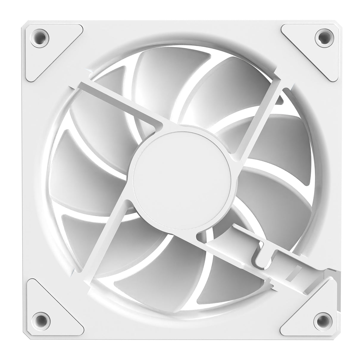 CiT Eclipse 120mm Two-Sided Infinity ARGB White 4pin PWM PC Cooling Fan - Destello