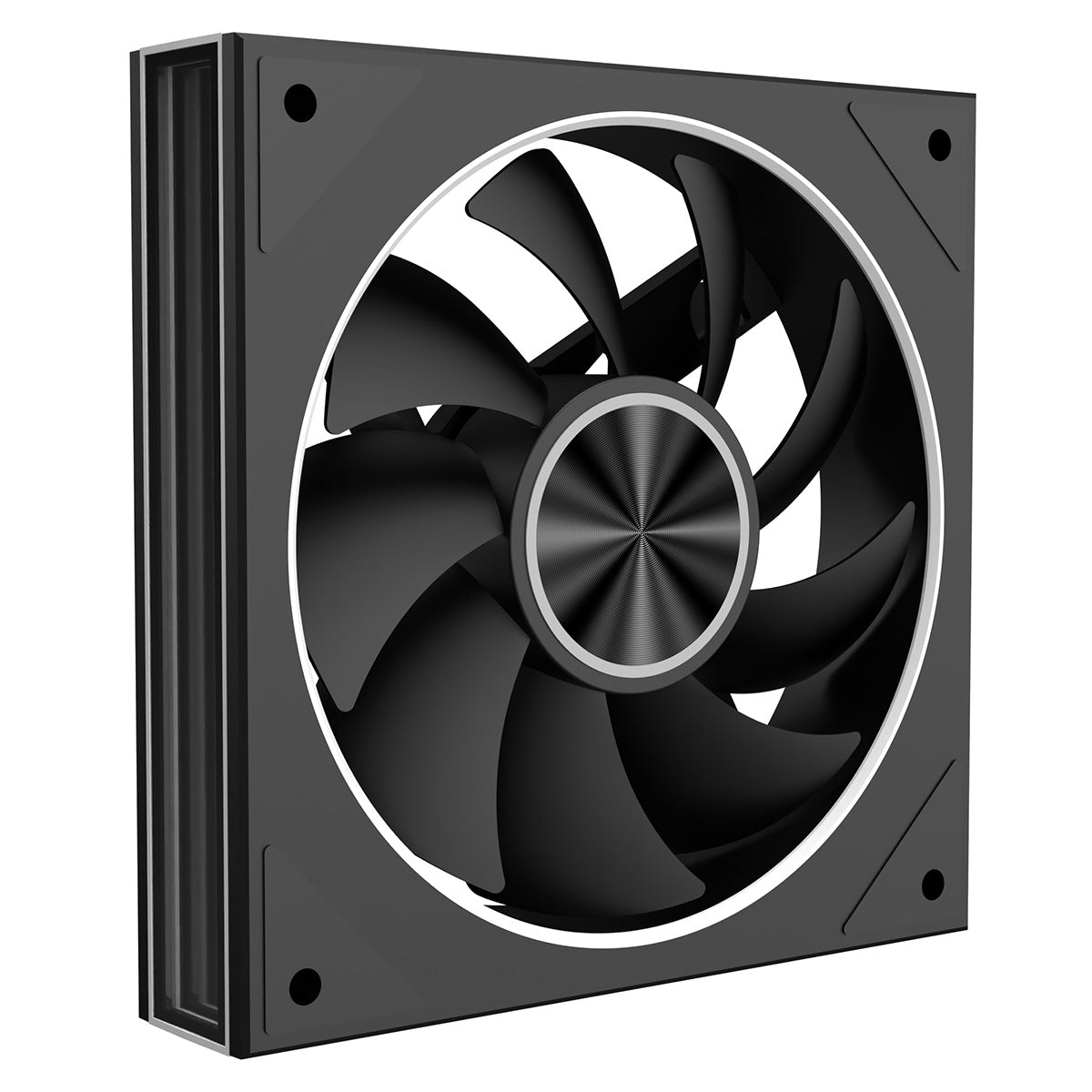 CiT Saturn 120mm ARGB Black 4pin PWM PC Cooling Infinity Fan - Destello