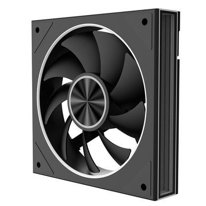 CiT Saturn 120mm ARGB Black 4pin PWM PC Cooling Infinity Fan - Destello