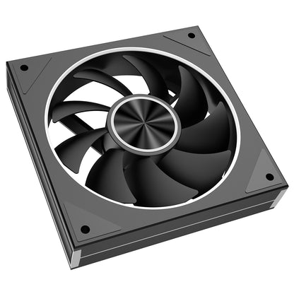 CiT Saturn 120mm ARGB Black 4pin PWM PC Cooling Infinity Fan - Destello
