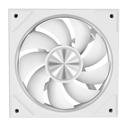 CiT Saturn 120mm ARGB White 4pin PWM PC Cooling Infinity Fan - Destello