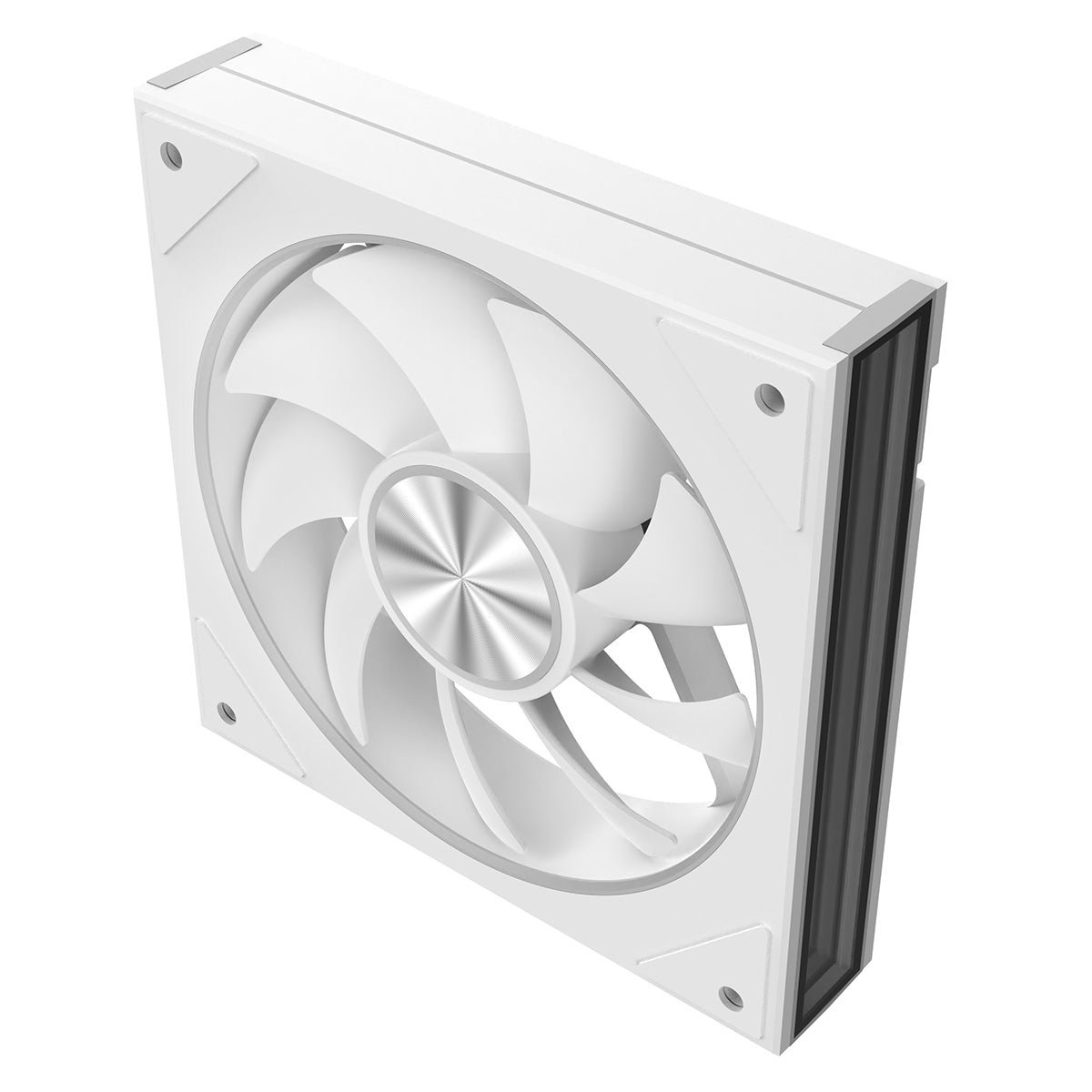 CiT Saturn 120mm ARGB White 4pin PWM PC Cooling Infinity Fan - Destello