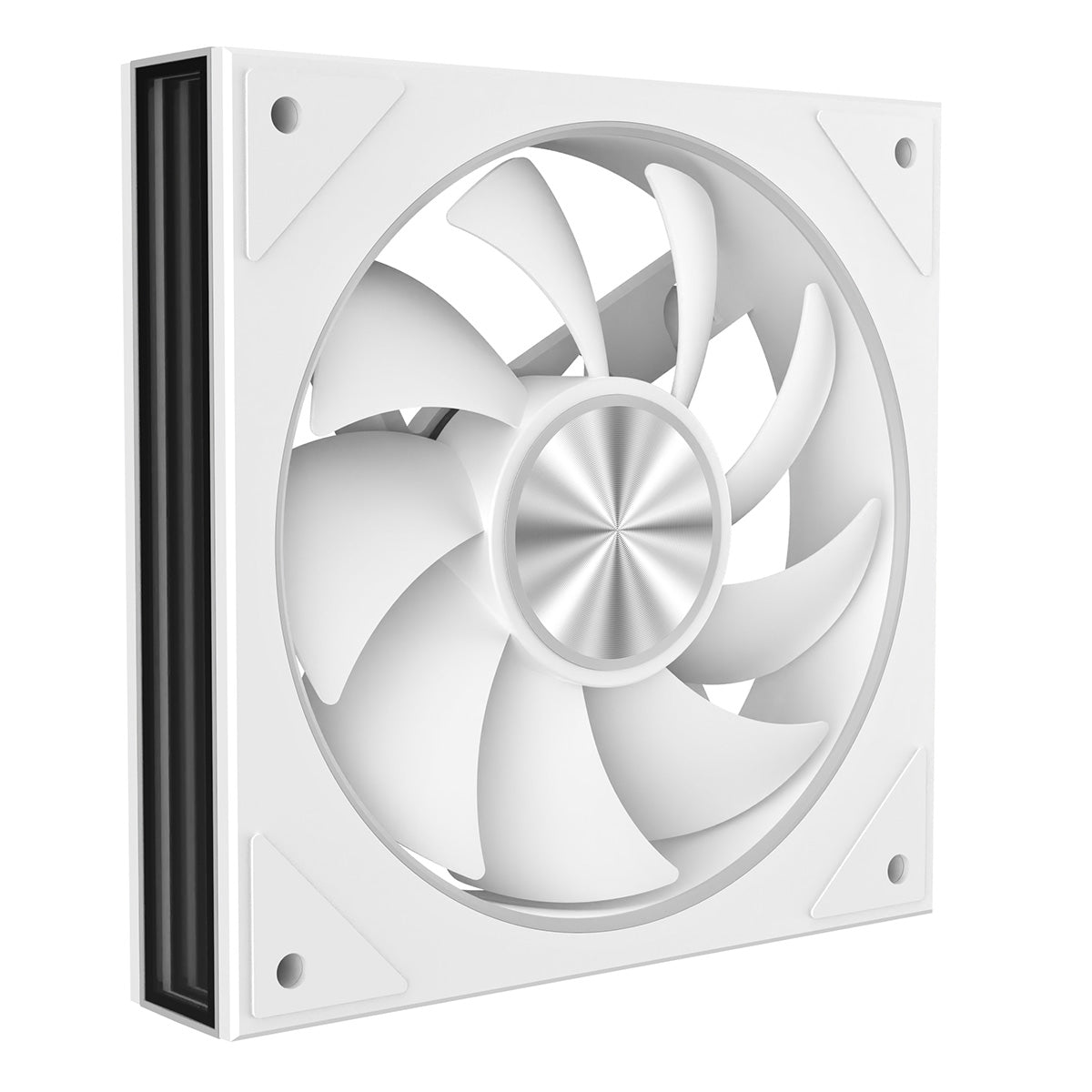 CiT Saturn 120mm ARGB White 4pin PWM PC Cooling Infinity Fan - Destello