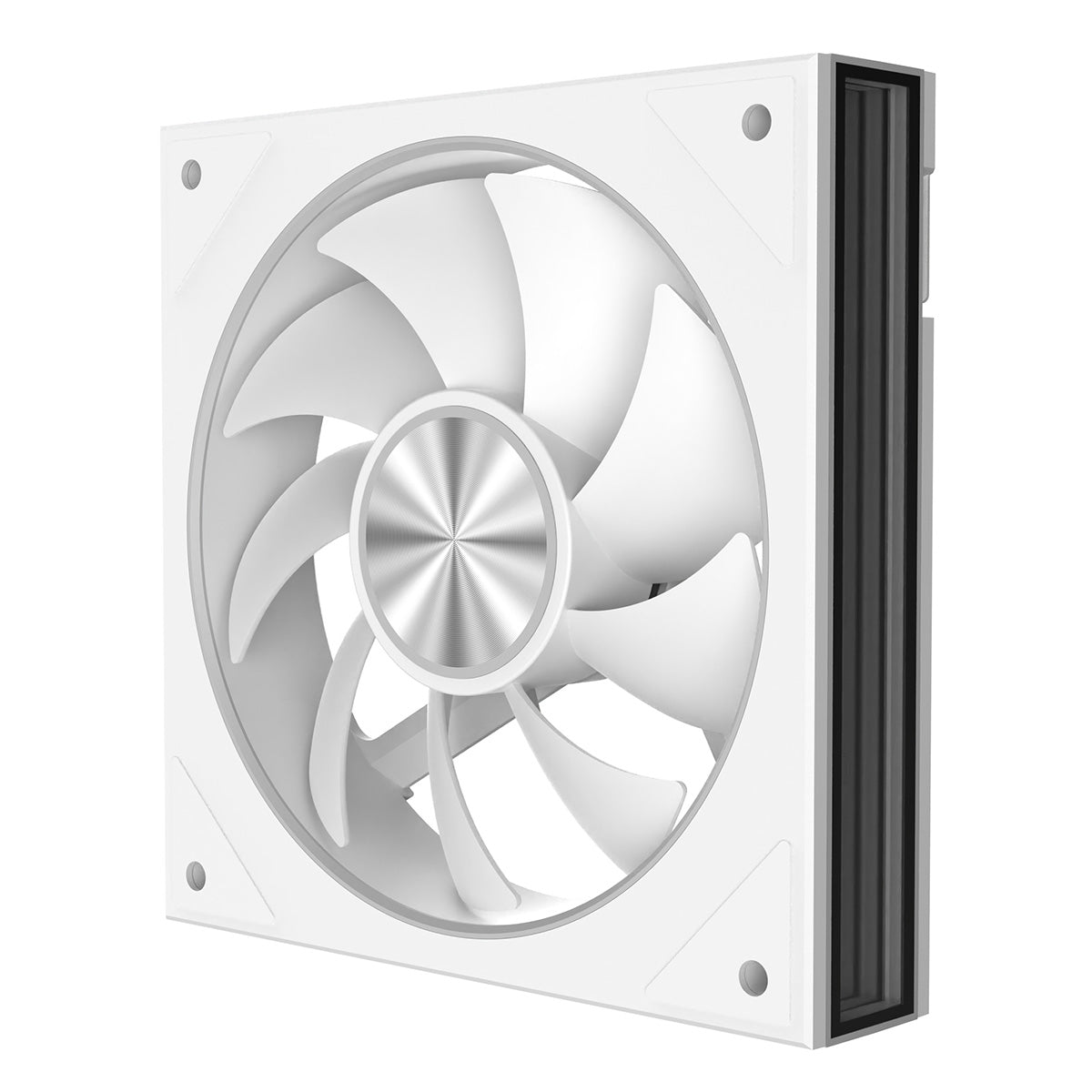 CiT Saturn 120mm ARGB White 4pin PWM PC Cooling Infinity Fan - Destello