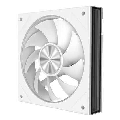 CiT Saturn 120mm ARGB White 4pin PWM PC Cooling Infinity Fan - Destello