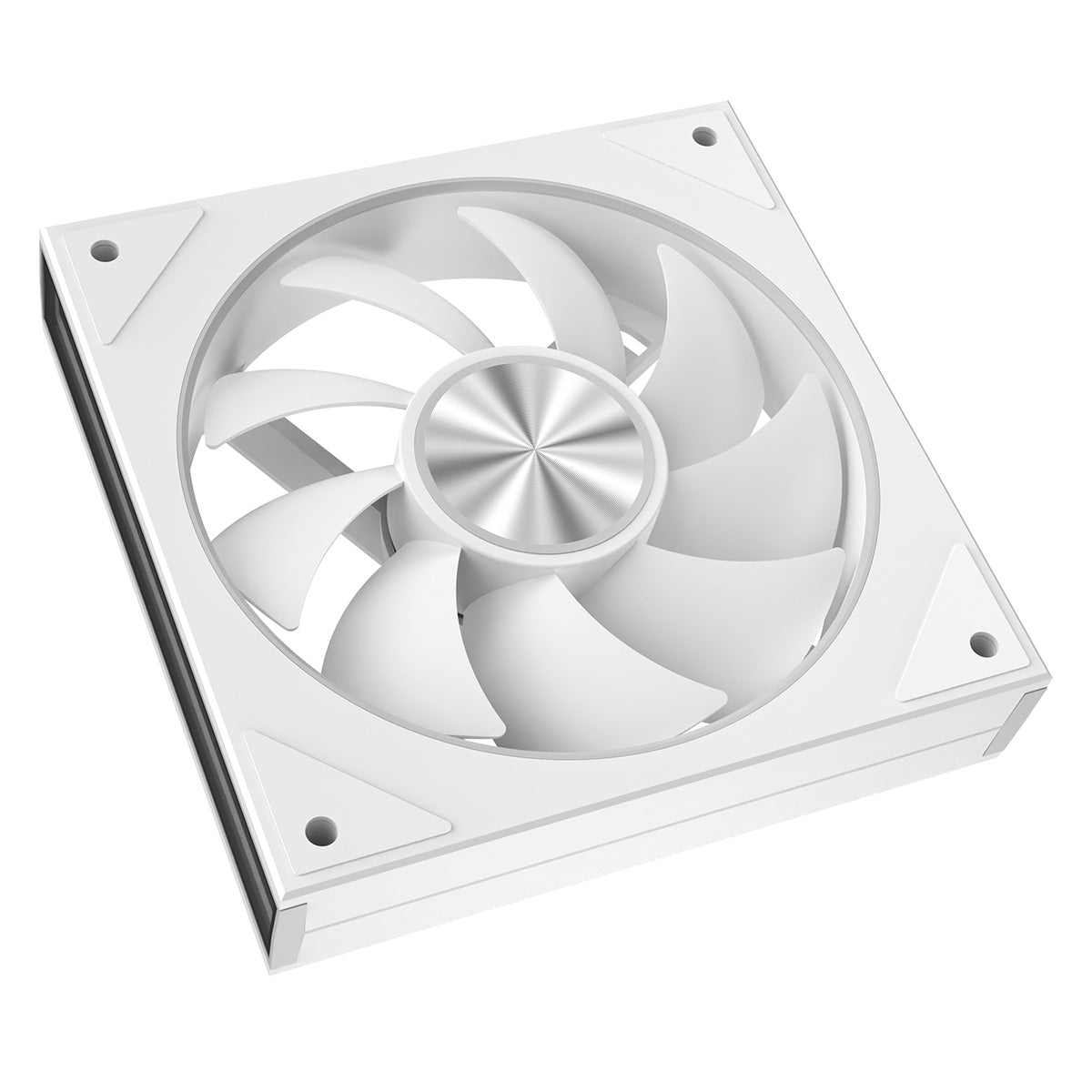 CiT Saturn 120mm ARGB White 4pin PWM PC Cooling Infinity Fan - Destello