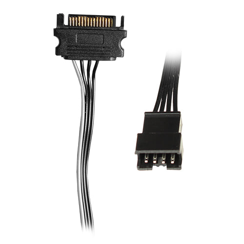 CiT Siberia 120mm RGB Rainbow White Master PC Inner-Ring Cooling Fan - Destello