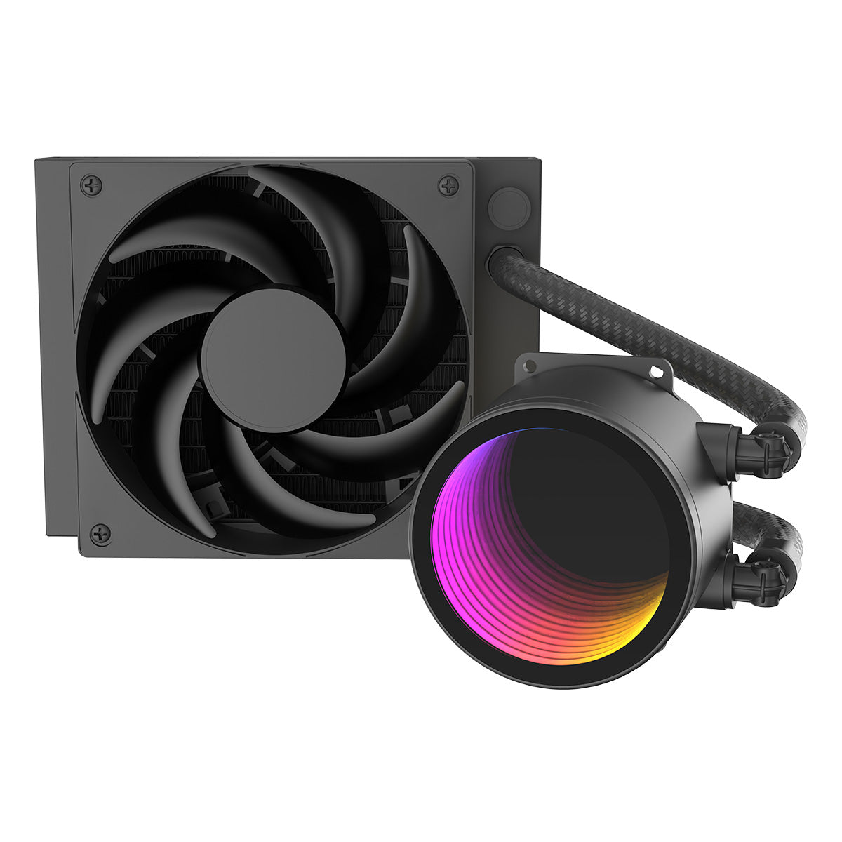 CiT Pro Glacier Watercooler 120mm Black With PWM Fan - Destello