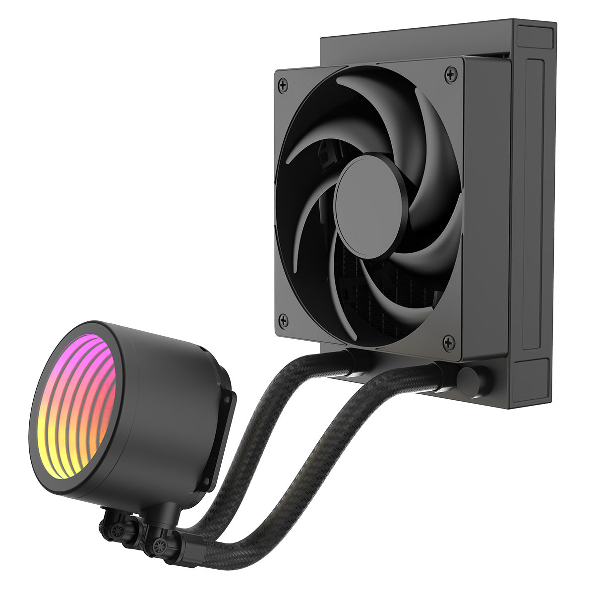 CiT Pro Glacier Watercooler 120mm Black With PWM Fan - Destello