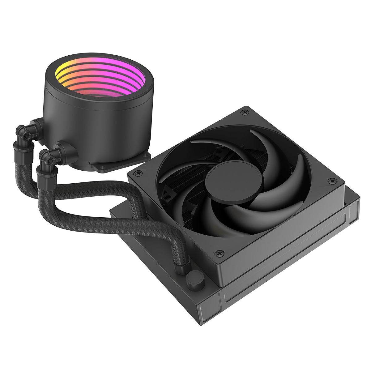 CiT Pro Glacier Watercooler 120mm Black With PWM Fan - Destello