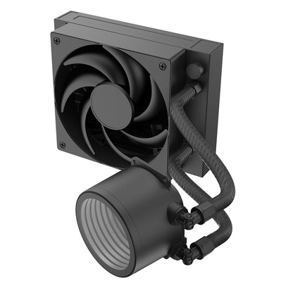 CiT Pro Glacier Watercooler 120mm Black With PWM Fan - Destello