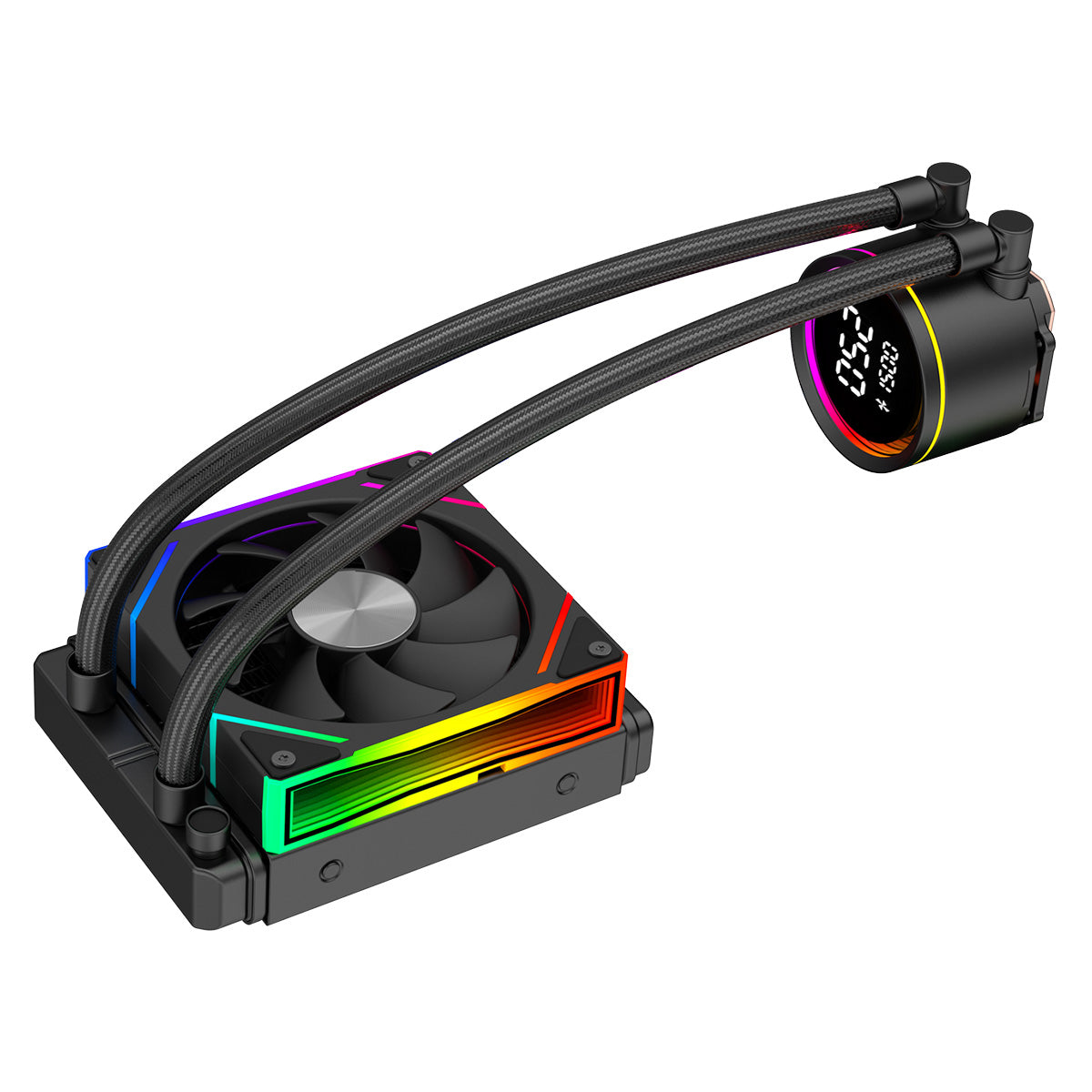CiT Pro Glacier Watercooler 120mm Black With Display - Destello