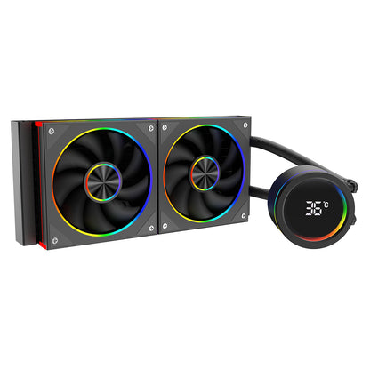 CiT Pro Saturn Watercooler 240mm Black With Display - Destello