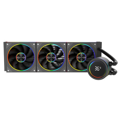 CiT Pro Saturn Watercooler 360mm Black With Display - Destello