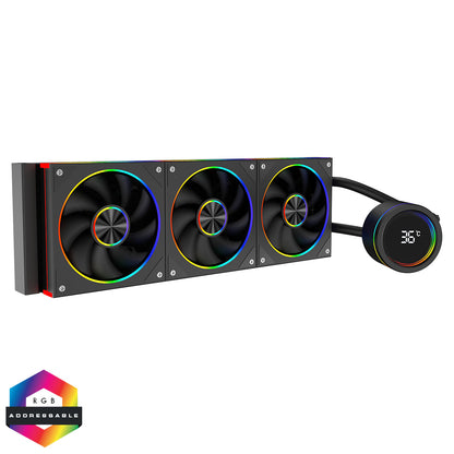 CiT Pro Saturn Watercooler 360mm Black With Display