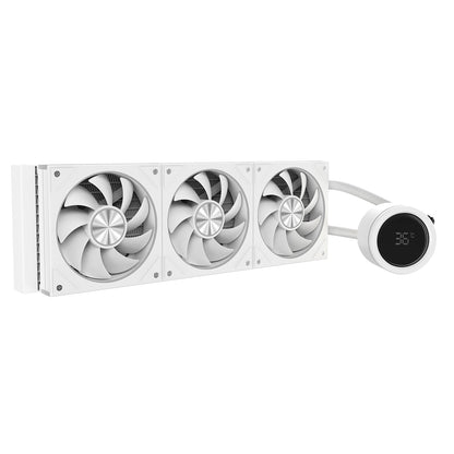 CiT Pro Saturn Watercooler 360mm White With Display - Destello