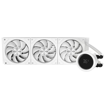 CiT Pro Saturn Watercooler 360mm White With Display - Destello