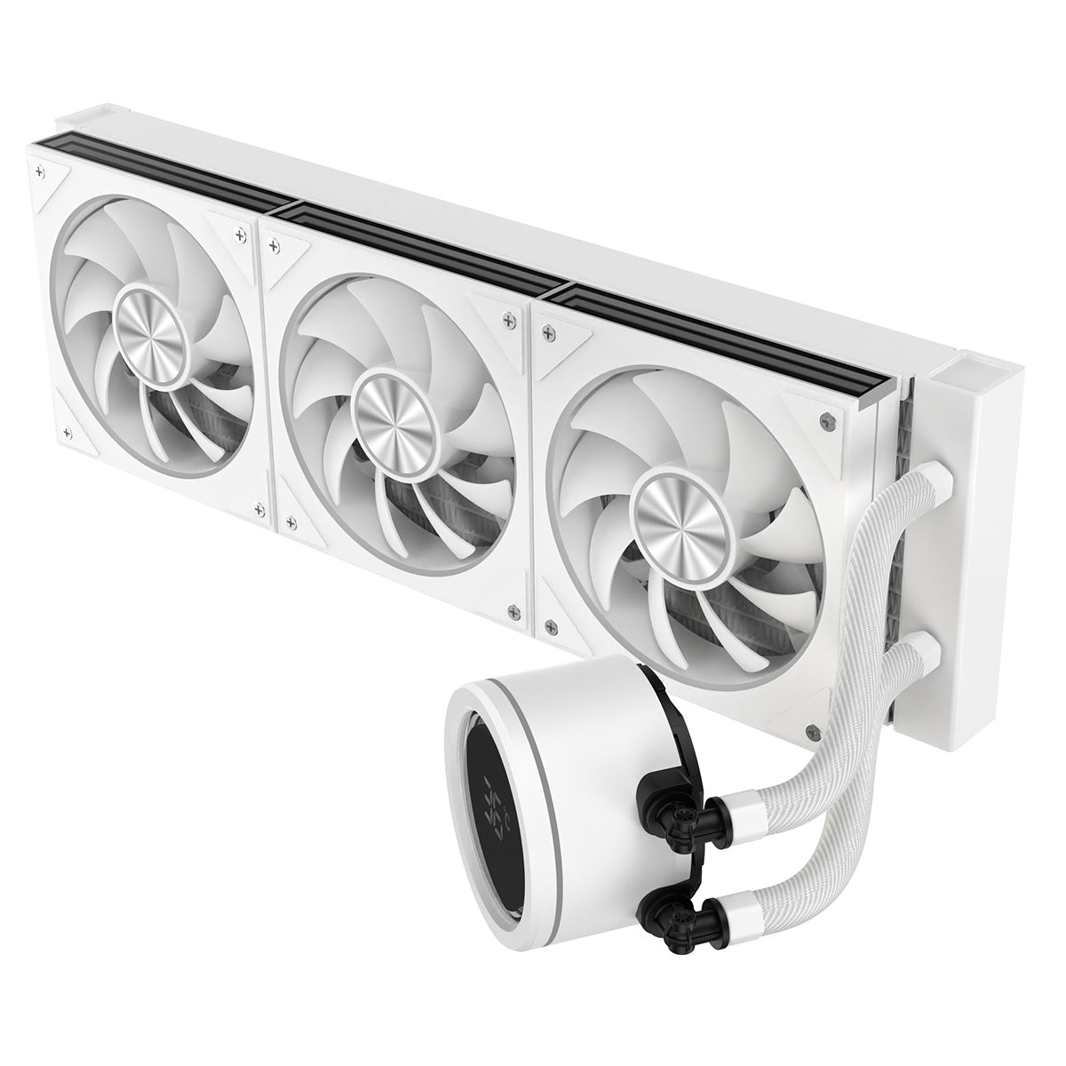 CiT Pro Saturn Watercooler 360mm White With Display - Destello