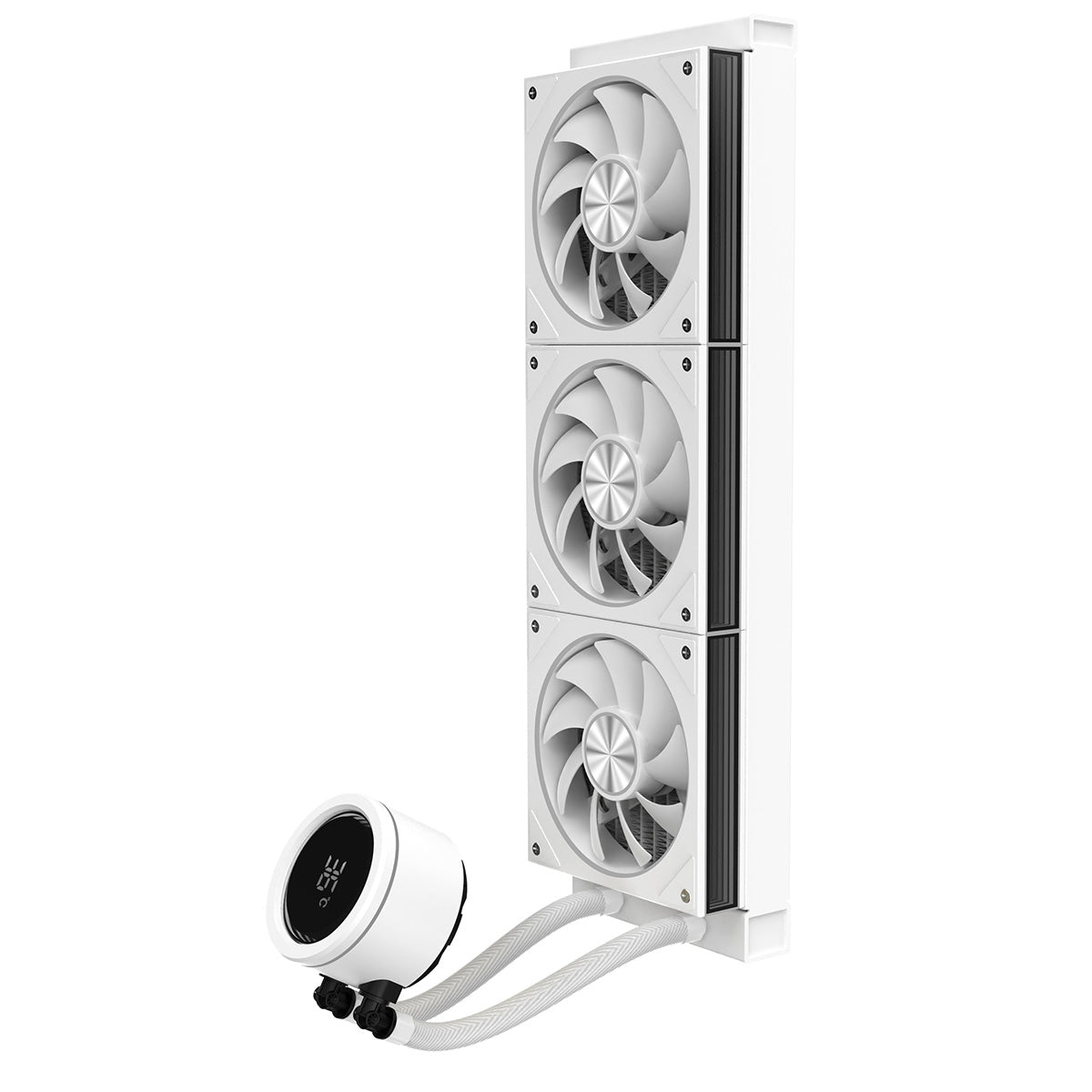 CiT Pro Saturn Watercooler 360mm White With Display
