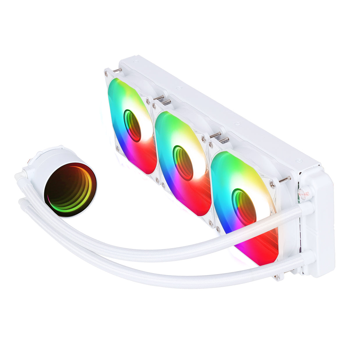 CiT Pro Glacier Watercooler 360mm White ARGB Infinity - Destello
