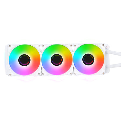 CiT Pro Glacier Watercooler 360mm White ARGB Infinity - Destello