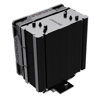 GameMax Ice Force Black CPU Cooler With 120mm FN12A-C8I PWM ARGB Infinity Fan 4 x 6mm Heat Pipes TDP 200W