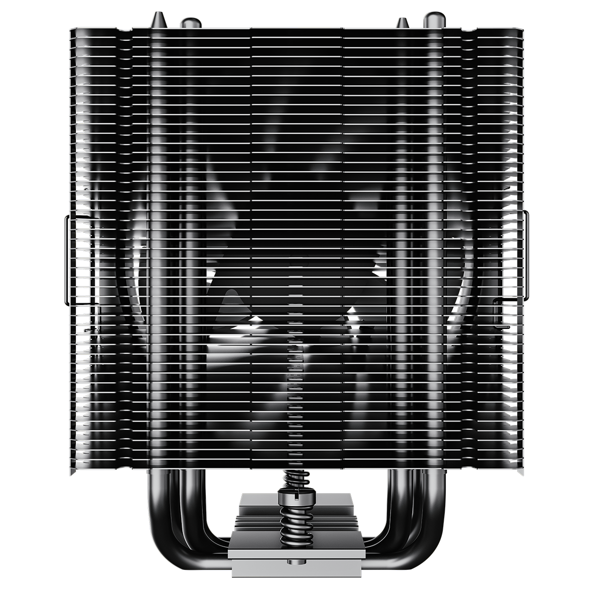 GameMax Ice Force Black CPU Cooler With 120mm FN12A-C8I PWM ARGB Infinity Fan 4 x 6mm Heat Pipes TDP 200W