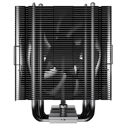 GameMax Ice Force Black CPU Cooler With 120mm FN12A-C8I PWM ARGB Infinity Fan 4 x 6mm Heat Pipes TDP 200W