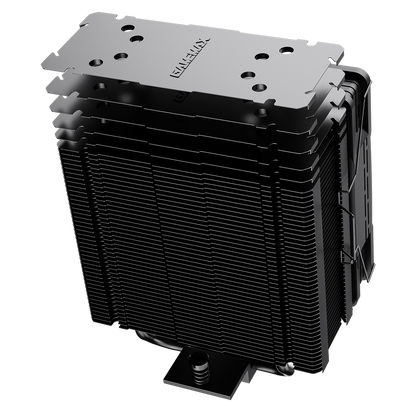 GameMax Ice Force Black CPU Cooler With 120mm FN12A-C8I PWM ARGB Infinity Fan 4 x 6mm Heat Pipes TDP 200W