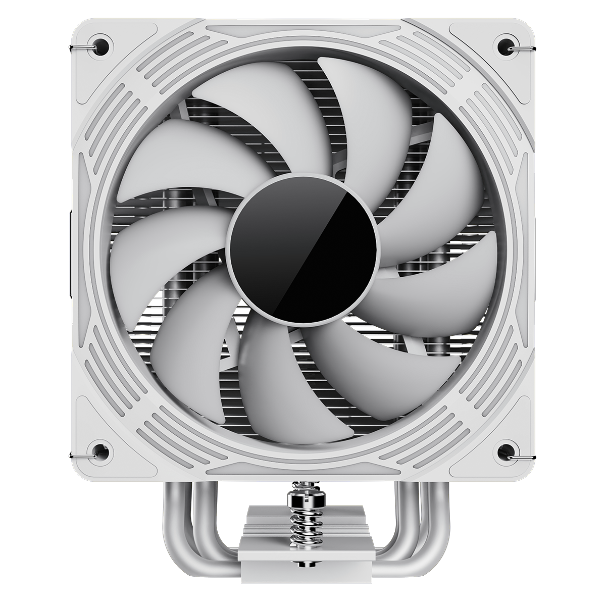 GameMax Ice Force White CPU Cooler With 120mm FN12A-C8I PWM ARGB Infinity Fan 4 x 6mm Heat Pipes TDP 200W - Destello