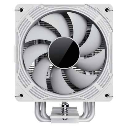 GameMax Ice Force White CPU Cooler With 120mm FN12A-C8I PWM ARGB Infinity Fan 4 x 6mm Heat Pipes TDP 200W