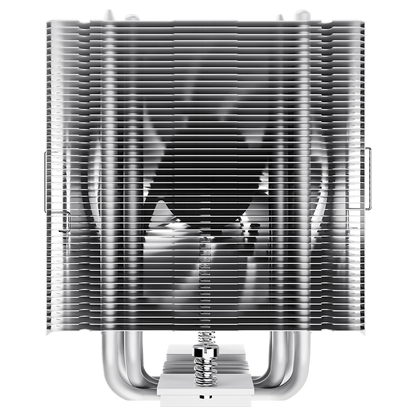 GameMax Ice Force White CPU Cooler With 120mm FN12A-C8I PWM ARGB Infinity Fan 4 x 6mm Heat Pipes TDP 200W - Destello