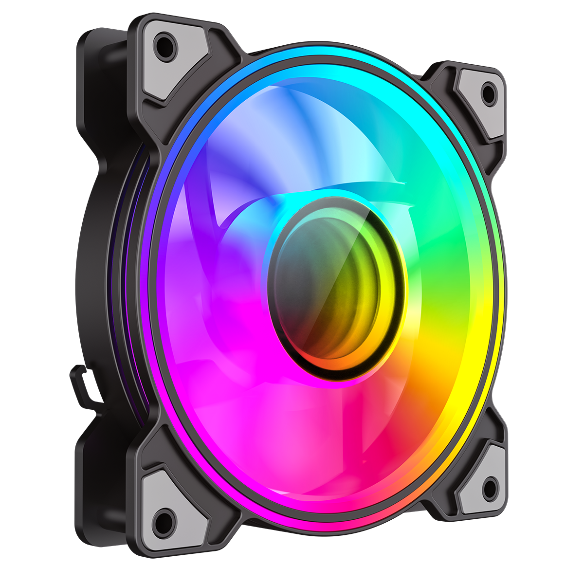 GameMax Infinity 120mm ARGB Dual-Ring Black Fan