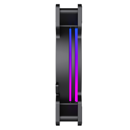 GameMax Infinity 120mm ARGB Dual-Ring Black Fan - Destello