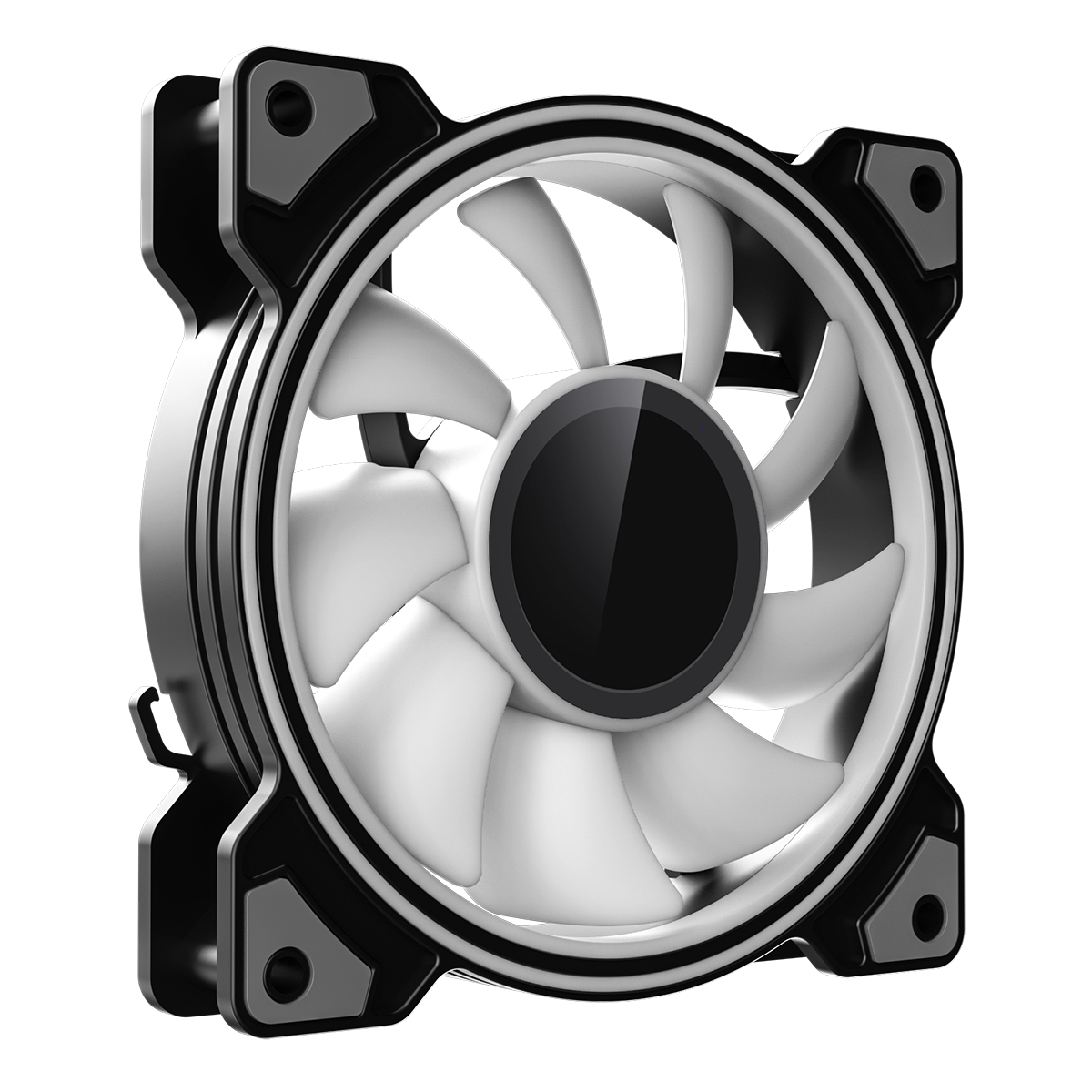 GameMax Infinity 120mm ARGB Dual-Ring Black Fan - Destello