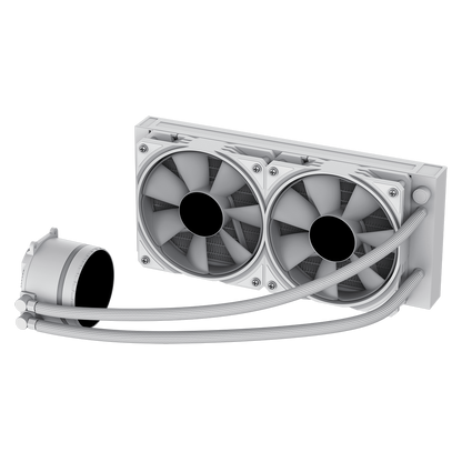 GameMax Iceburg 240mm White AIO ARGB Water Cooler - Destello