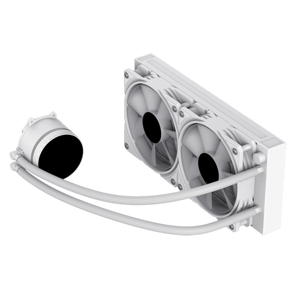 GameMax Iceburg 240mm White AIO ARGB Water Cooler - Destello