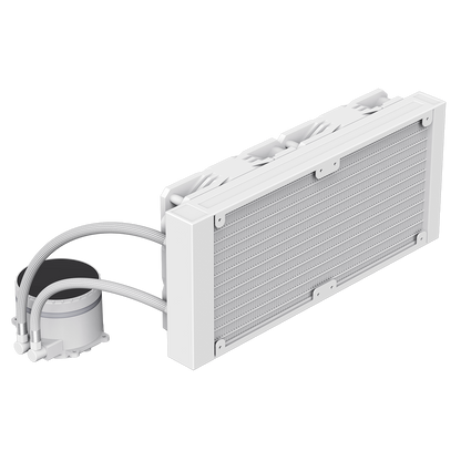 GameMax Iceburg 240mm White AIO ARGB Water Cooler - Destello