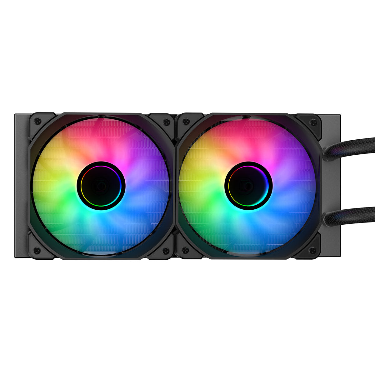 Powercool Edge Black ARGB All-In-One 240mm Intel and AMD CPU Infinity Watercooler - Destello