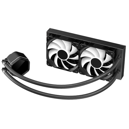 Powercool Edge Black ARGB All-In-One 240mm Intel and AMD CPU Infinity Watercooler - Destello