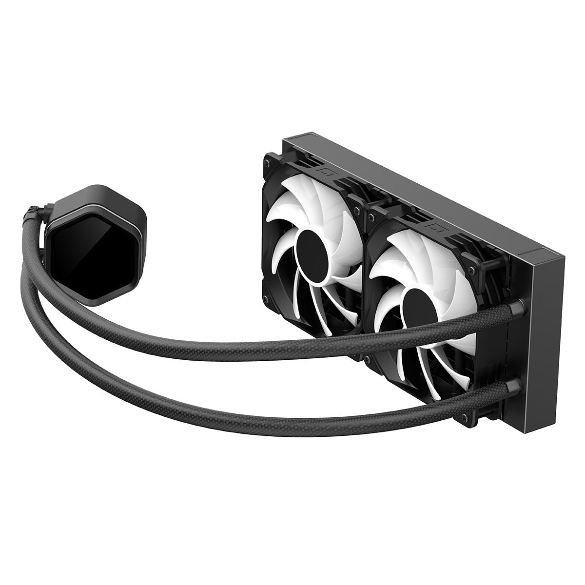 Powercool Edge Black ARGB All-In-One 240mm Intel and AMD CPU Infinity Watercooler - Destello