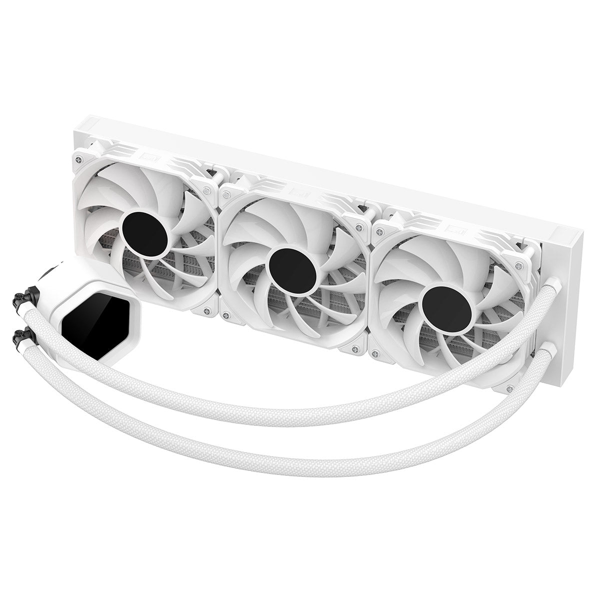 Powercool Edge White ARGB All-In-One 360mm Intel and AMD CPU Infinity Watercooler - Destello