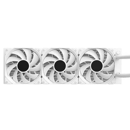 Powercool Edge White ARGB All-In-One 360mm Intel and AMD CPU Infinity Watercooler - Destello