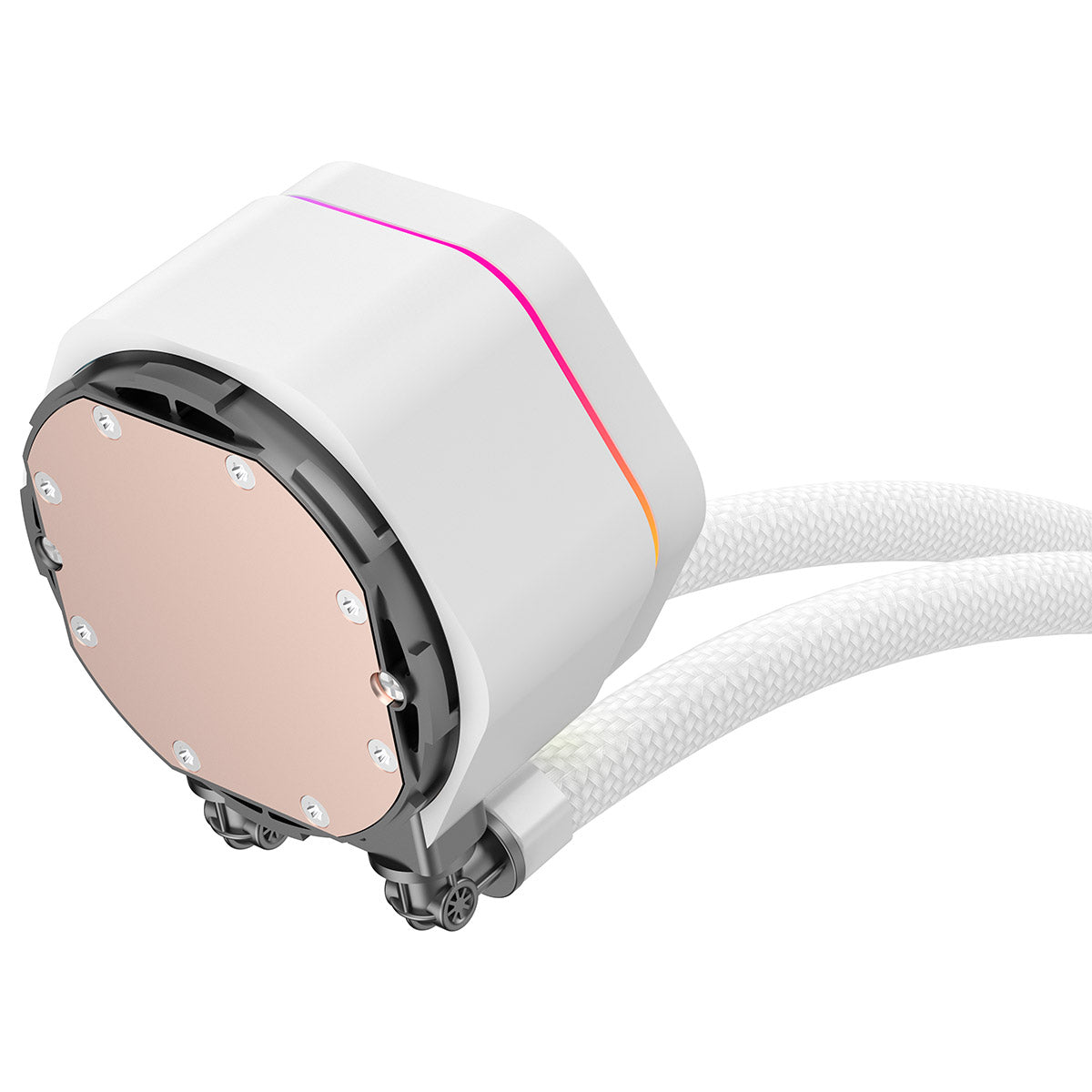 Powercool Edge White ARGB All-In-One 360mm Intel and AMD CPU Infinity Watercooler - Destello